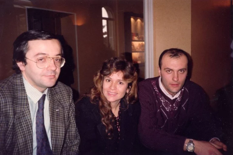 dj-alex-piccini-Festival-Sanremo 1990 Cesare Andrisano Nicolette Larson