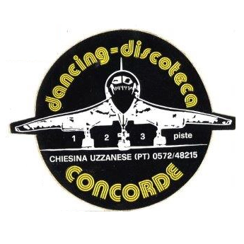 Adesivo della discoteca Concorde