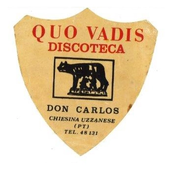 Adesivo della discoteca Don Carlos