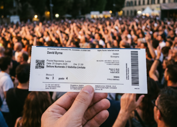 David Byrne Lucca 2026